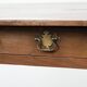 Antique French oak dining table for 6 to 8 people with three drawers