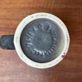 Brutalist Carafe Vase West German in Fat Lava Ceramic from the 1960s by Jopeko