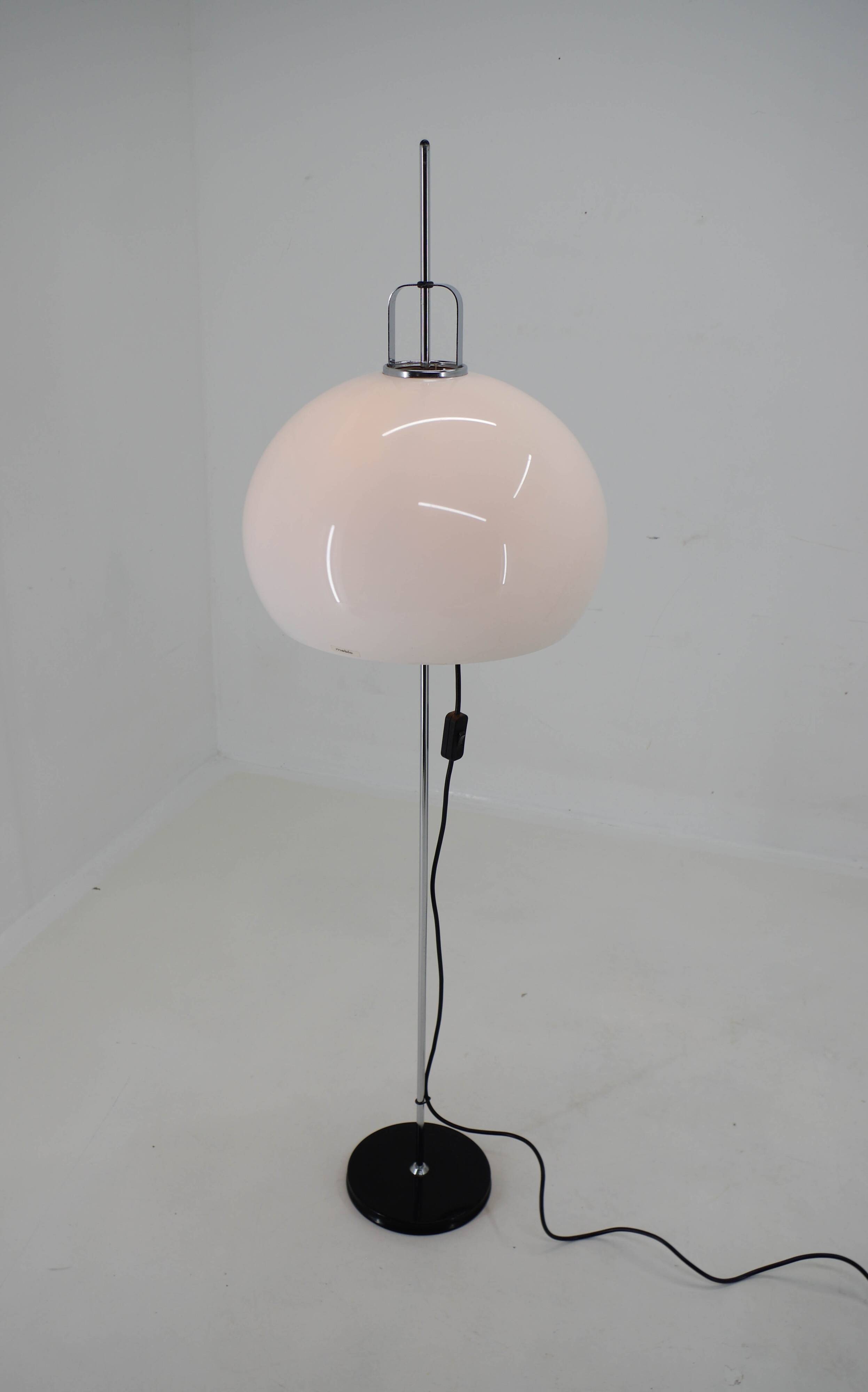Mid-Century Adjustable Floor Lamp Designed by Guzzini for Meblo, 1970s