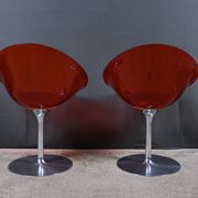 Pair of Eros Armchairs in Polycarbonate, by P. Starck – 2001