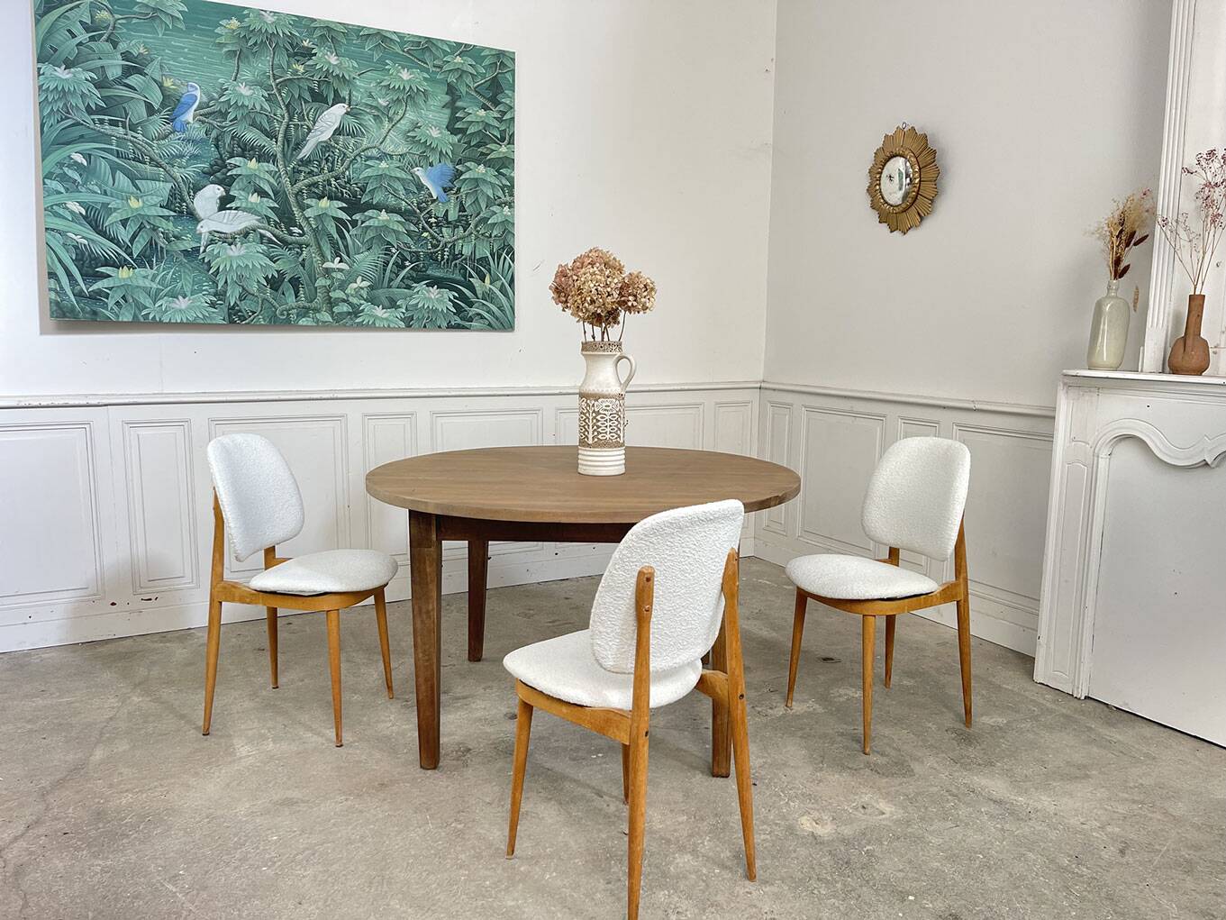 Six Baumann chairs 1950 "Pégase"