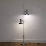 1970s double spotlight floor lamp in the style of Alain Richard