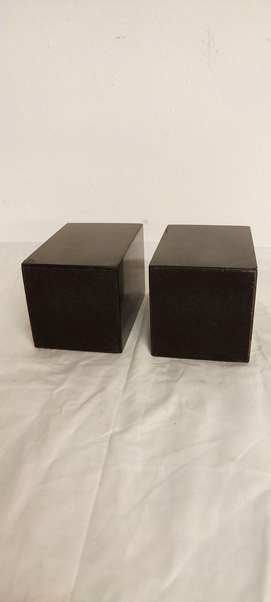 Pair of marble bookends, France, 1940s