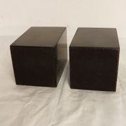 Pair of marble bookends, France, 1940s
