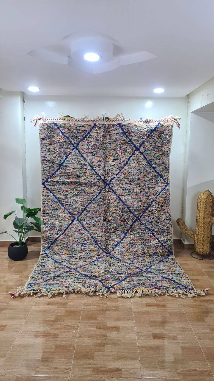 Handmade Beni Ouarain rug 250x150 cm