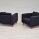 1970s, Danish design by H.J. Wegner, reupholstered armchair, model GE300.