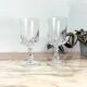 2 verres à eau cristal d'Arques modèle Louvre