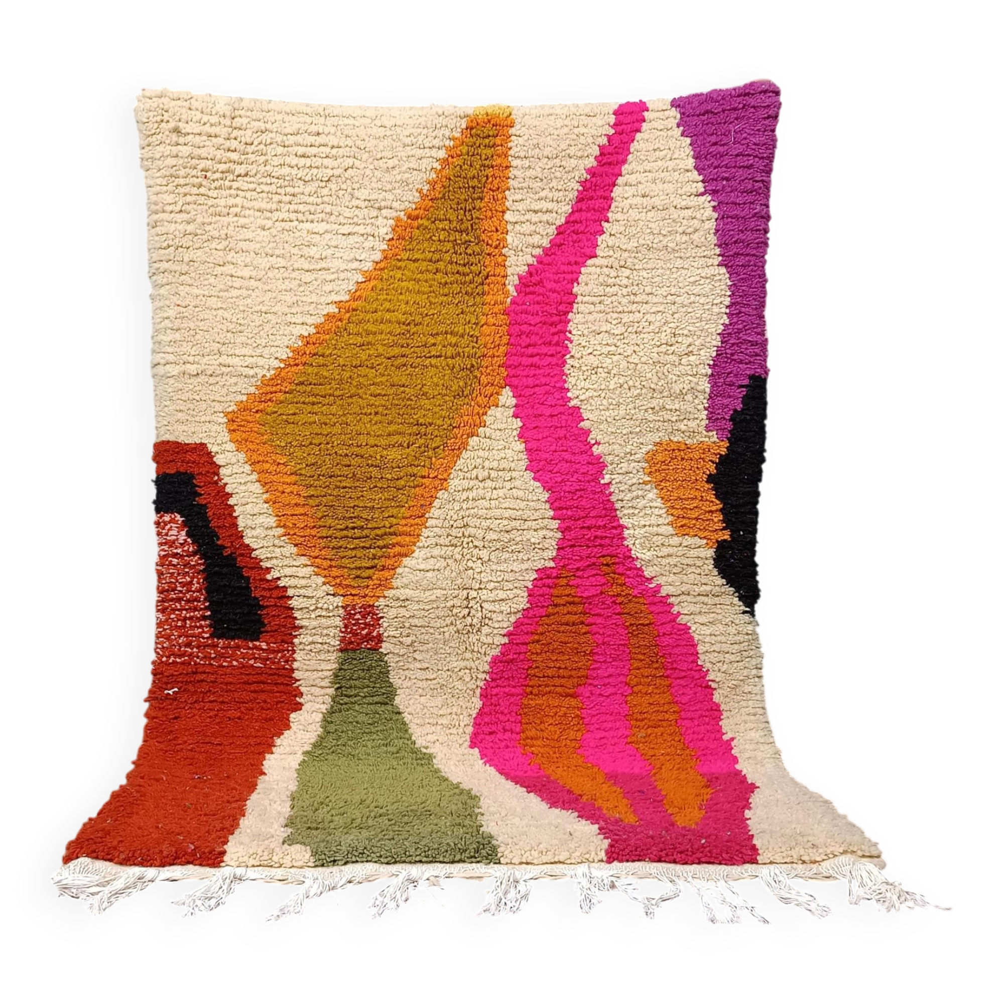 Handmade traditional carpet 250cm x 150cm Moroccan