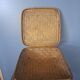 Antique Chinese woven bamboo basket with lid — 19th/20th century