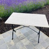 Table bistrot in carrara marble