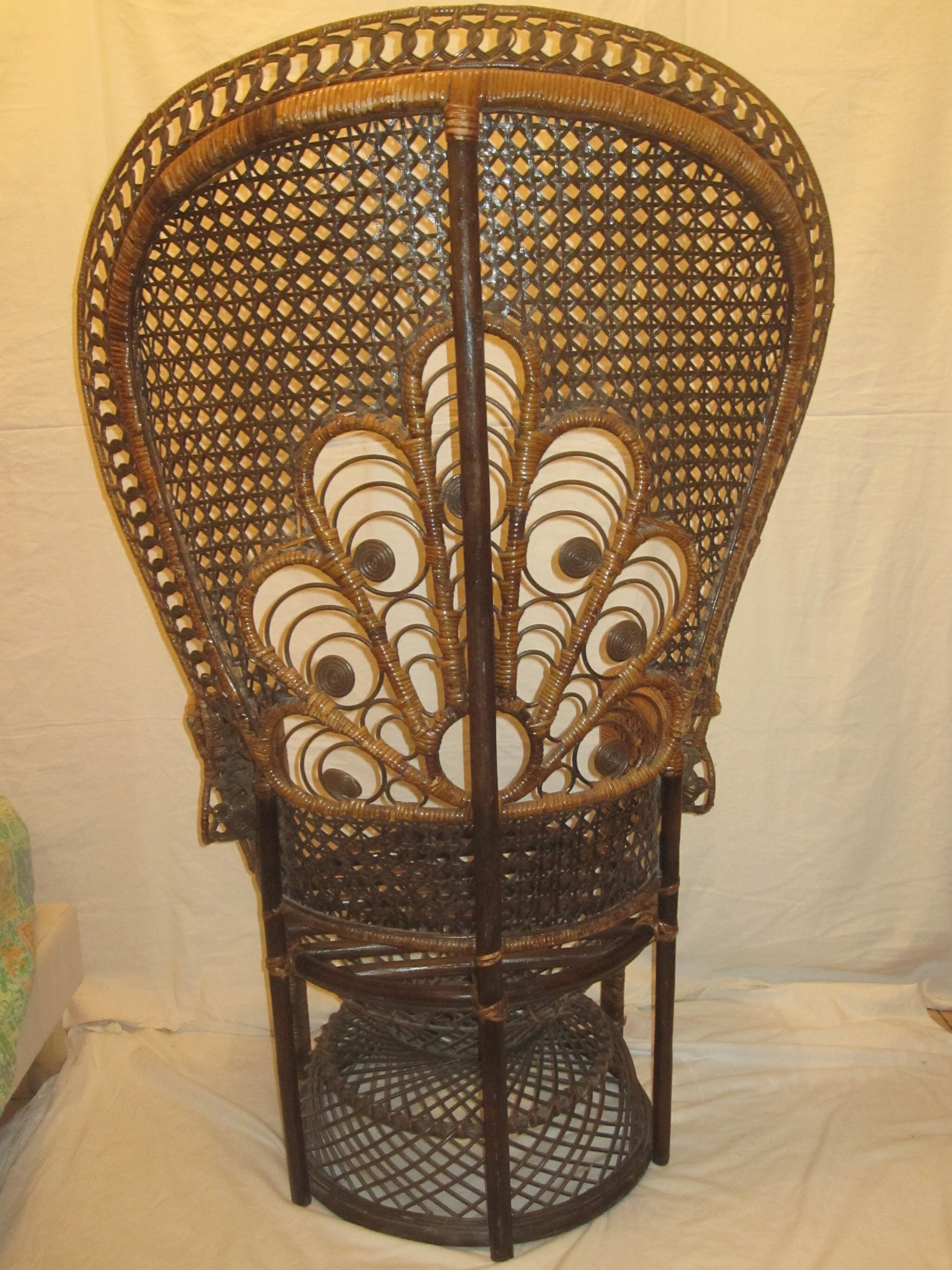 Emmanuelle rattan armchair