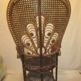 Emmanuelle rattan armchair