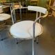 Ensemble table et chaises chrome et verre