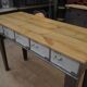 Console furniture from the Banque de France metal 1950
