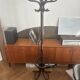 Baumann coat rack, swivelling parrot design from the 60s/70s in wood.