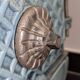 Antique enamelled cast iron stove "Faunus" – renovated