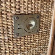 Dal Vera chest of drawers in woven rattan and bamboo 1970