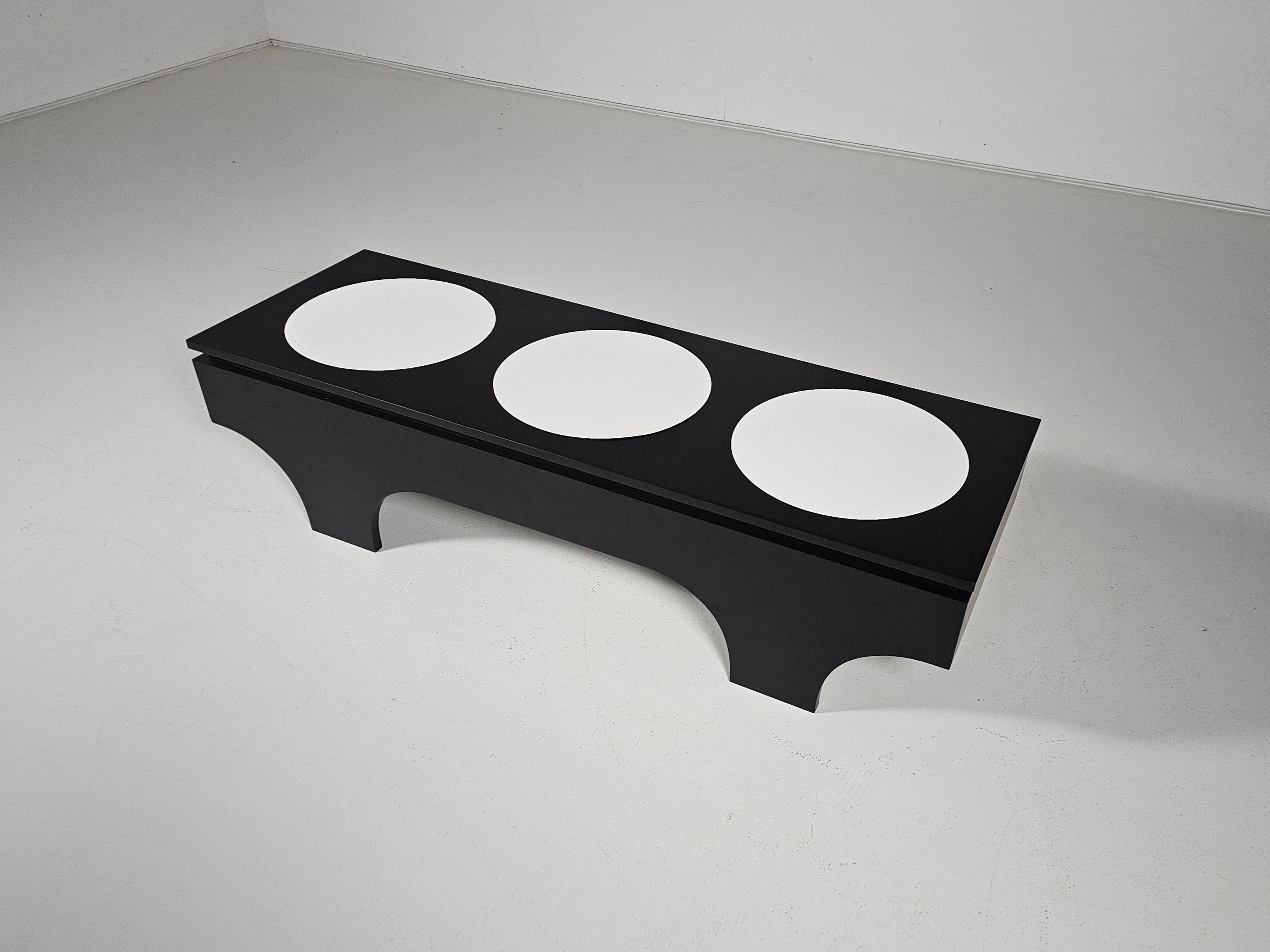 Coffee table by Emiel Veranneman and Victor Vasarely, 1960s