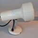 Pair of 1970 wall lights in beige lacquered aluminum.