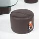 Coffee Table and 4 Stools by Guido Faleschini, Leather, 1970s