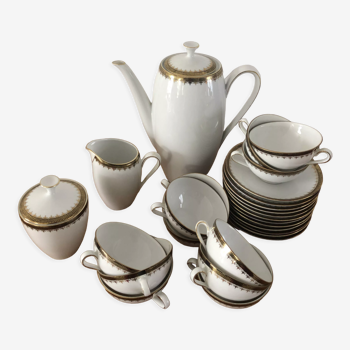 Winterling Bavaria white and gilded porcelain coffee set