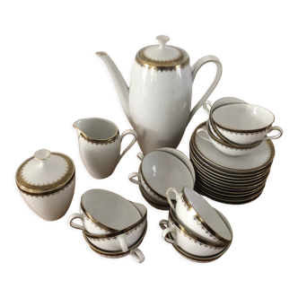 Winterling Bavaria white and gilded porcelain coffee set