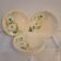 Set of 6 Longchamp 70's flat plates