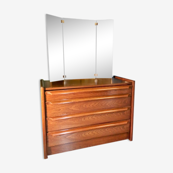 Coiffeuse / commode palissandre 1960s