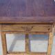 Restored antique farmhouse table, made entirely of solid oak.