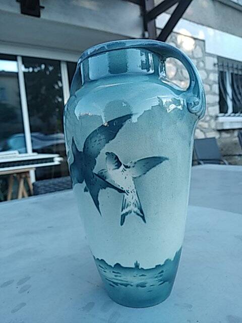 Vase type amphore K&G début 20e