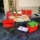 Round camping table