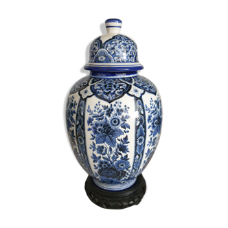 Ancienne potiche chinoise porcelaine signee pot a gingembre h.23cm