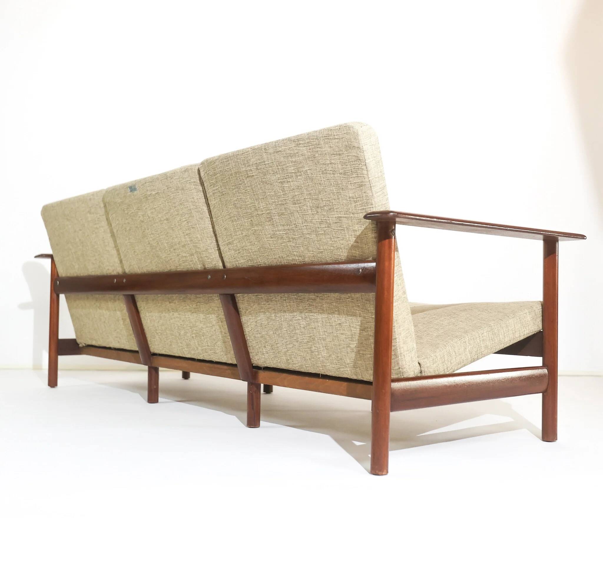 Canapé 3 places par Siège Steiner, France, années 1960