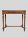Louis XVI style walnut table with a drawer from the late 19th century.