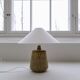 Mid-century ceramic table lamp in earth tones by Gunnar Nylund, Rörstrand, Sweden.