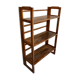 Etagère de bouquiniste en bois, pliante