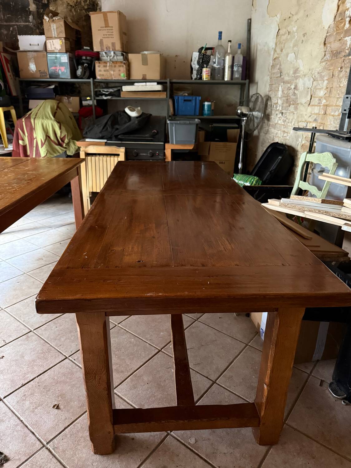 Dining table 225cm by 85cm