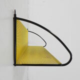 Pilastro wall rack with perforated steel plate