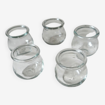 Glass candle holders