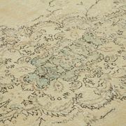 Tapis beige anatolien unique tissé à la main 212 cm x 300 cm