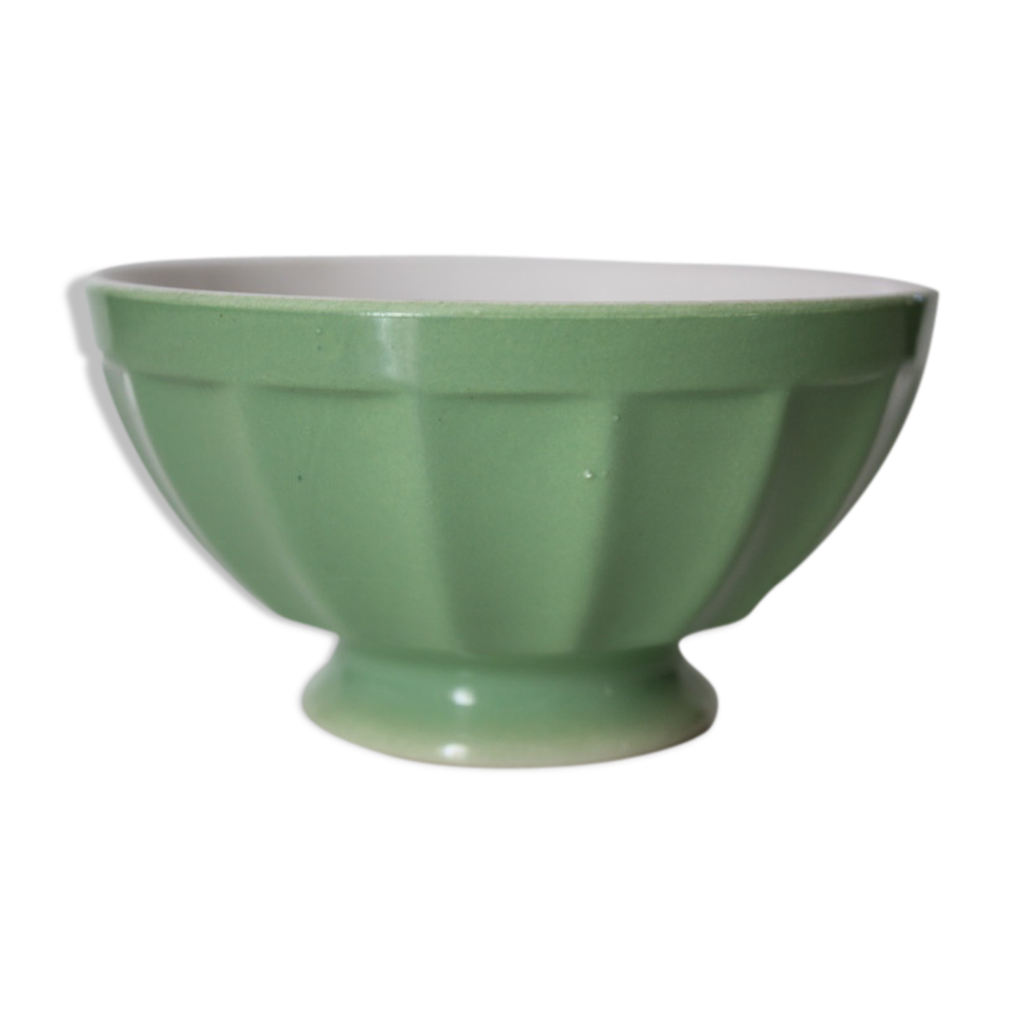 Old retro green Bowl