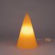 Lampe SCE Teepee Habitat en verre dépoli orange