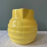 Ancien pichet jaune Ste Amandinoise St Amand