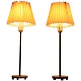 Pair of Midcentury Table /Desk Lamps Falkenbergs Belysnings, Sweden, 1970s