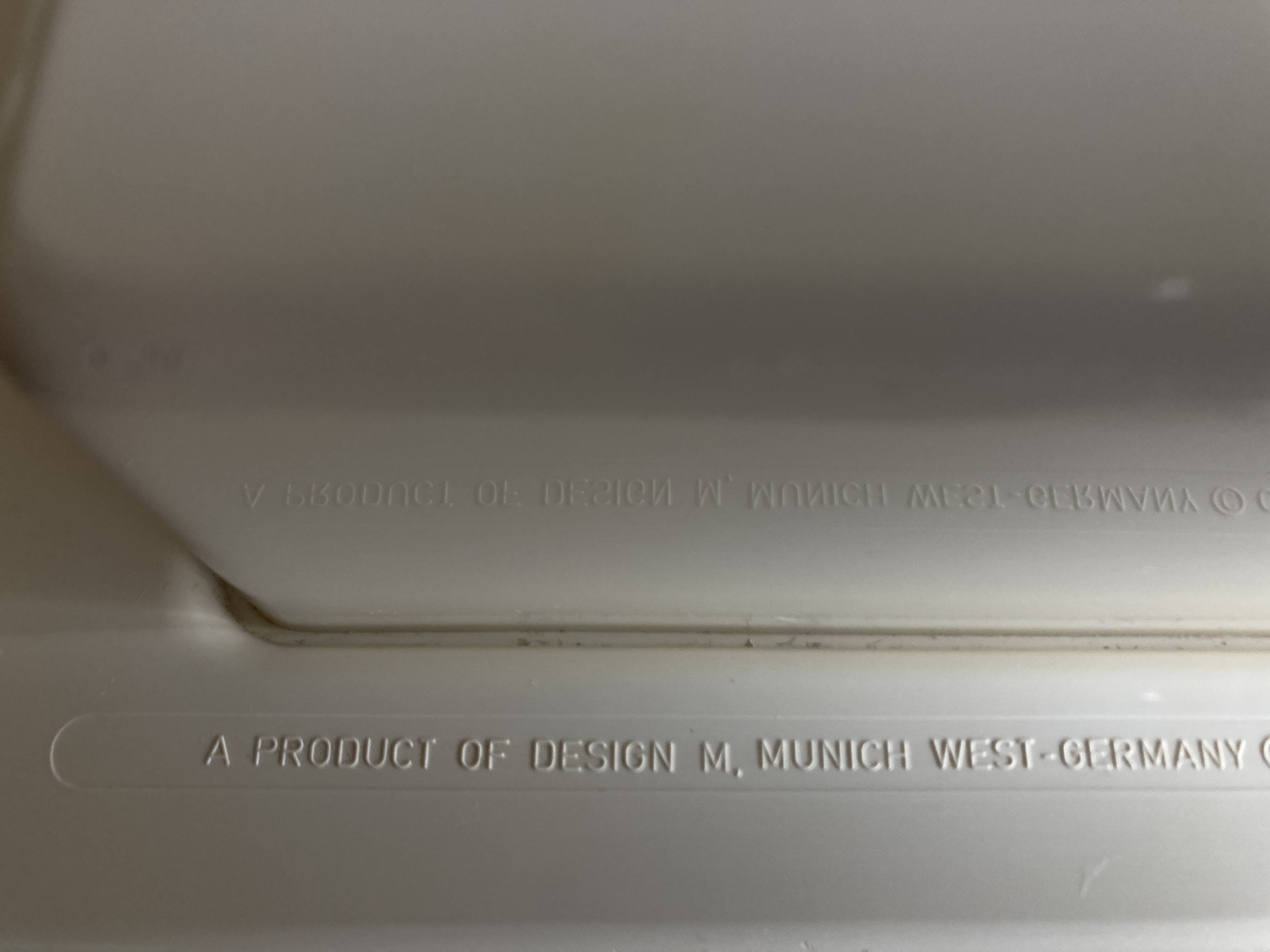 Uten.Silo design space age Maurer Becker 1970 signed first Edition M