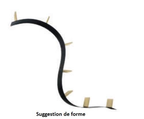 Bookworm shelf 320 cm Kartell design Ron Arad