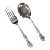 Couverts de service Mappin and Webb en métal argenté modèle Russell