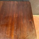 Folding and extendable mahogany table
