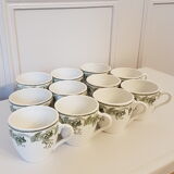Set of 11 porcelain cups