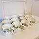 Set of 11 porcelain cups